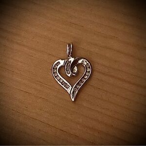 Silver and Diamond pendant